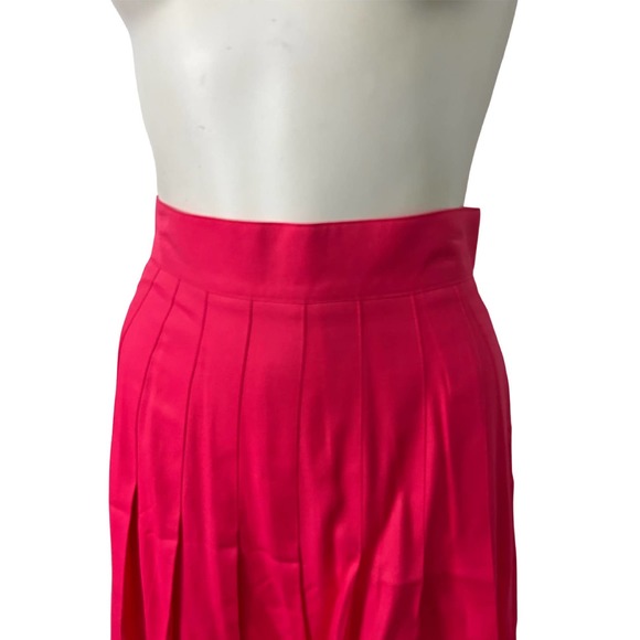 NWT 1990s Express Hot Pink Pleated Short Skirt / Women’s XS * - Picture 4 of 5